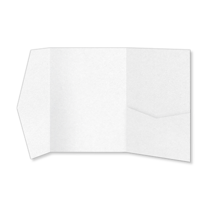 Папка из белой бумаги