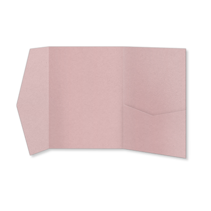 Папка из пудрово-розовой бумаги