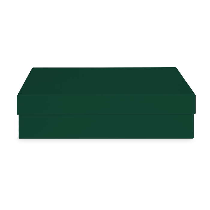 Коробка тёмно-зелёная 310х210х80 мм